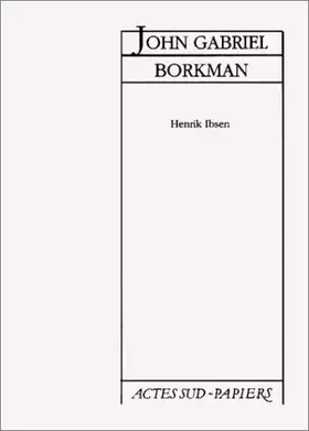Couverture du produit · John Gabriel Borkman