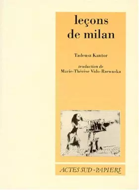 Couverture du produit · Leçons de Milan