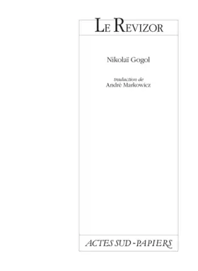 Couverture du produit · Revizor (le)
