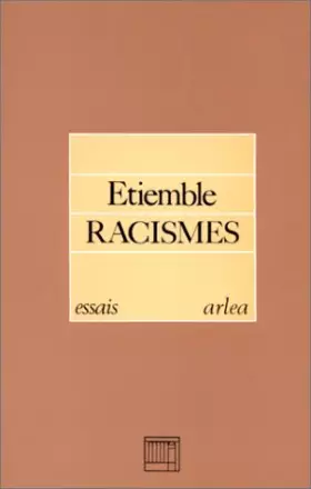 Couverture du produit · Racismes