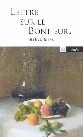 Couverture du produit · Lettre sur le bonheur