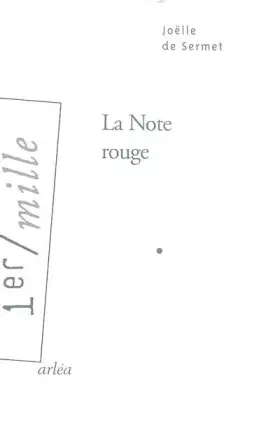 Couverture du produit · La Note rouge