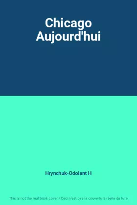 Couverture du produit · Chicago Aujourd'hui