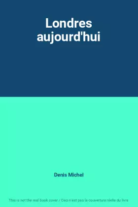 Couverture du produit · Londres aujourd'hui