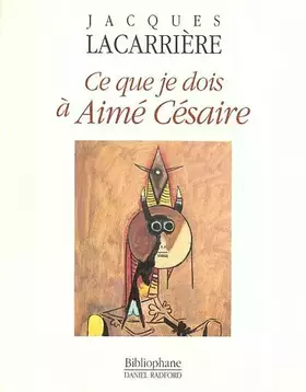 Couverture du produit · Ce que je dois à Aimé Césaire