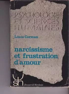 Couverture du produit · narcissisme et frustration d'amour