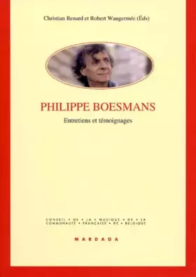 Couverture du produit · Philippe Boesmans : Entretiens et témoignages