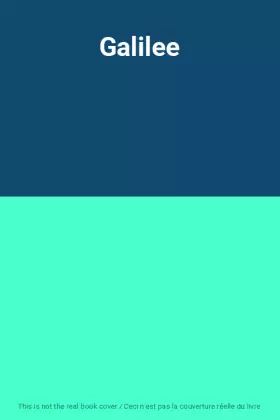 Couverture du produit · Galilee
