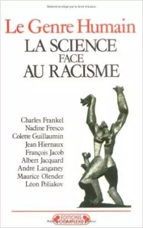 Couverture du produit · La science face au racisme