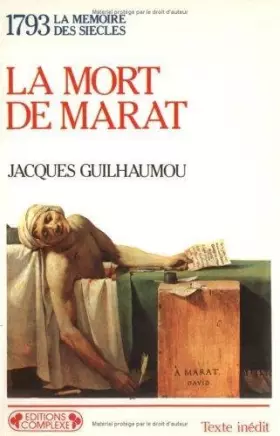 Couverture du produit · Mort de Marat (1793)