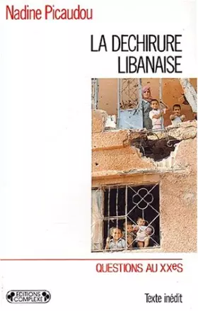 Couverture du produit · Déchirure libanaise
