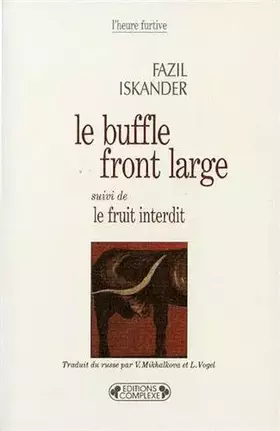 Couverture du produit · Buffle front large