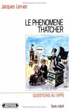 Couverture du produit · Le phénomène Thatcher