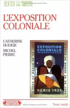 Couverture du produit · Exposition coloniale 1931