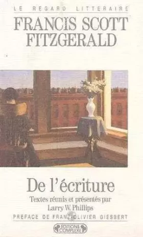 Couverture du produit · De l'écriture