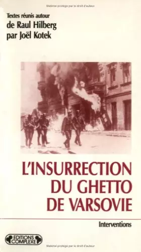 Couverture du produit · Insurrection du ghetto de Varsovie