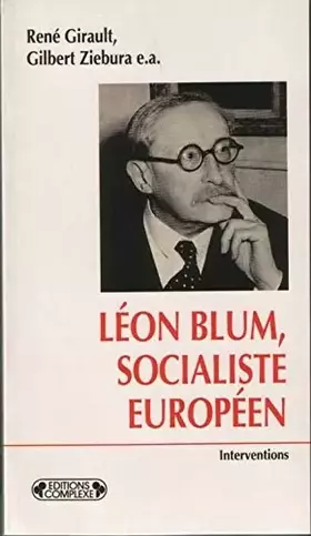 Couverture du produit · Léon Blum, socialiste européen