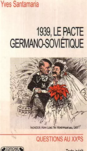 Couverture du produit · 1939, le pacte germano-soviétique