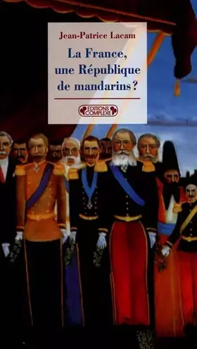 Couverture du produit · République des mandarins