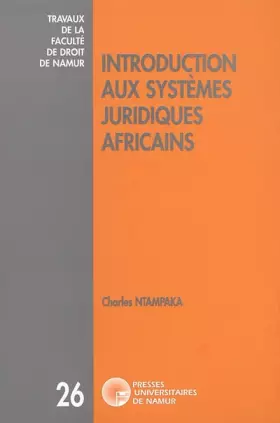 Couverture du produit · Introduction aux systèmes juridiques africains