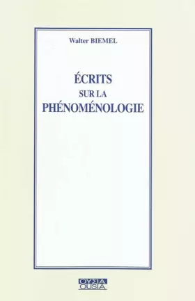 Couverture du produit · Ecrits sur la phénoménologie