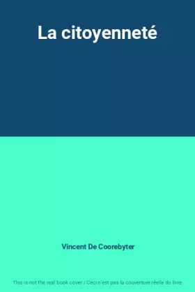 Couverture du produit · La citoyenneté