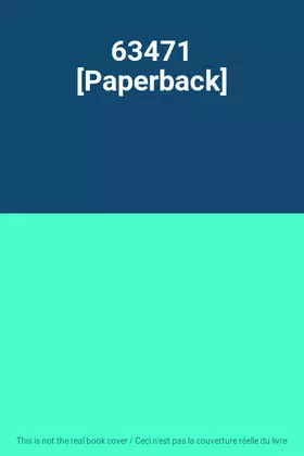 Couverture du produit · 63471 [Paperback]