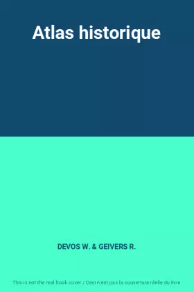 Couverture du produit · Atlas historique