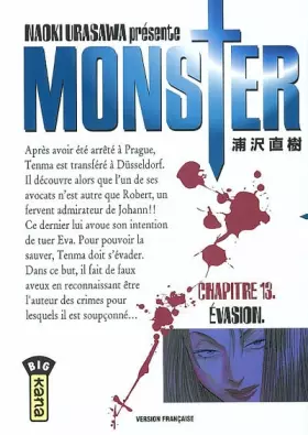 Couverture du produit · Monster, tome 13 : Évasion