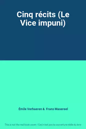 Couverture du produit · Cinq récits (Le Vice impuni)