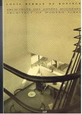Couverture du produit · De koninck architecte 1896 1985
