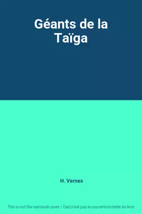 Couverture du produit · Géants de la Taïga