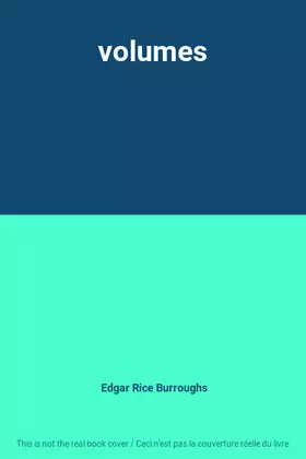 Couverture du produit · volumes