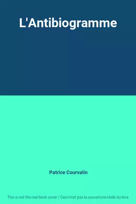 Couverture du produit · L'Antibiogramme