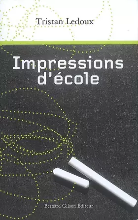 Couverture du produit · Impressions d'école