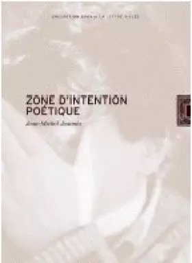 Couverture du produit · Zone d'intention poétique