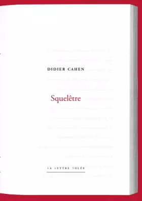 Couverture du produit · Squelêtre