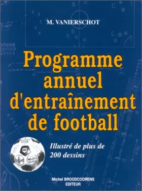 Couverture du produit · Programme annuel d'entraînement de football
