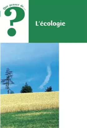 Couverture du produit · L'Écologie