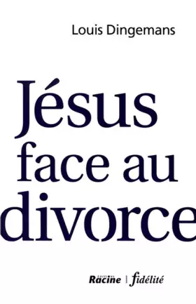 Couverture du produit · Jésus face au divorce