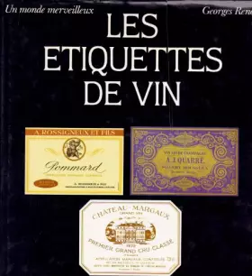 Couverture du produit · Les étiquettes de vin