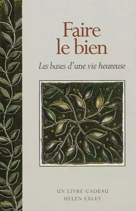 Couverture du produit · Faire le bien