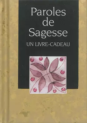 Couverture du produit · PAROLES DE SAGESSE