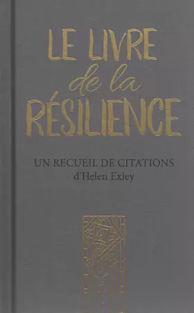 Couverture du produit · LE LIVRE DE LA RESILIENCE