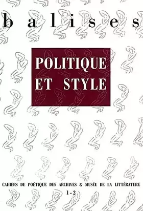 Couverture du produit · Balises 1-2/politique et style