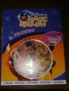 Couverture du produit · Magic english 3 friends avec dvd