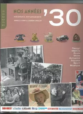 Couverture du produit · Nos années '30