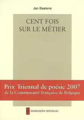 Couverture du produit · Cent fois sur le métier
