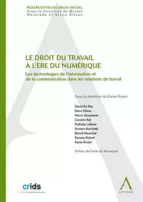 Couverture du produit · Le droit du travail à l'ère du numérique