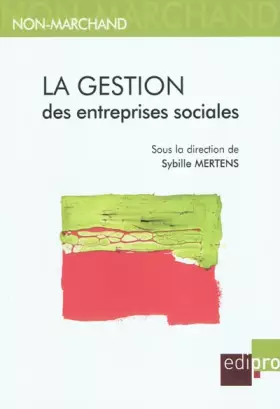 Couverture du produit · la gestion des entreprises sociales